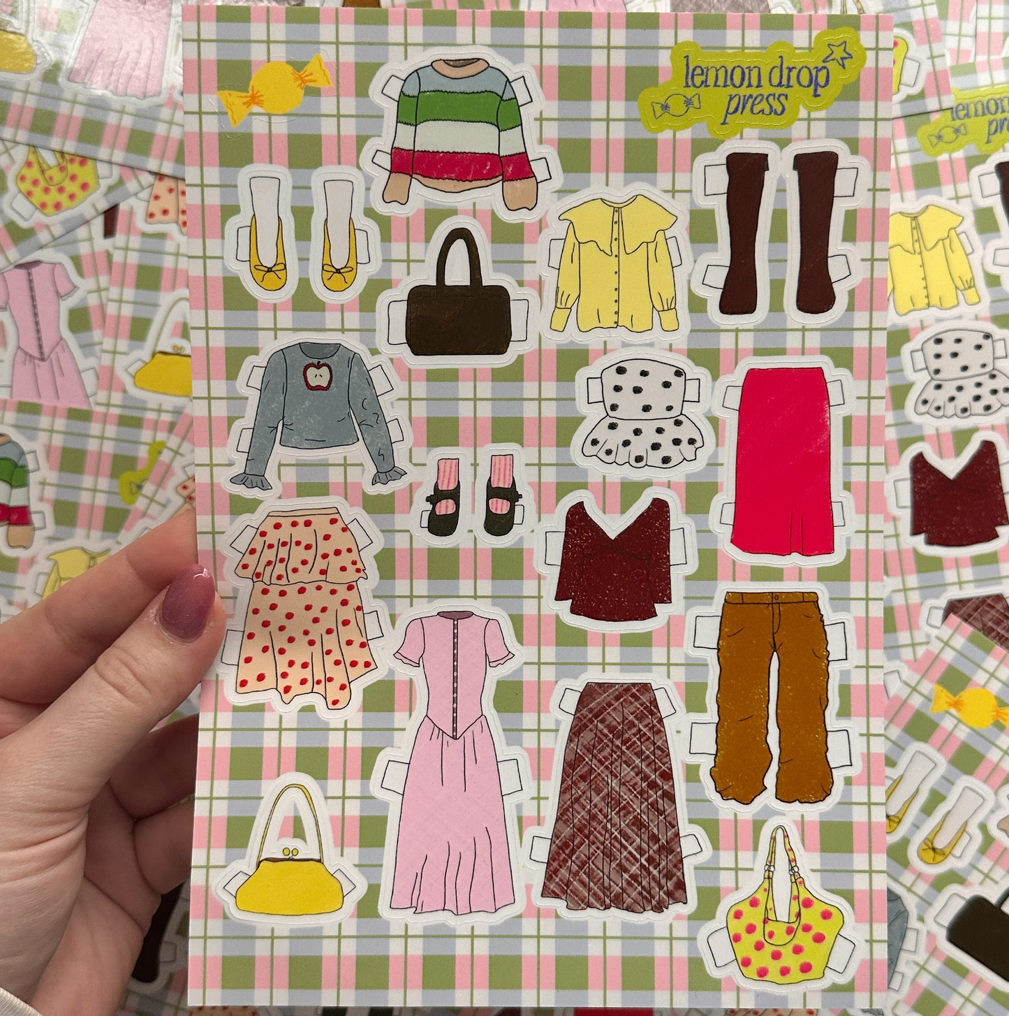 Dress the Diva sticker sheet