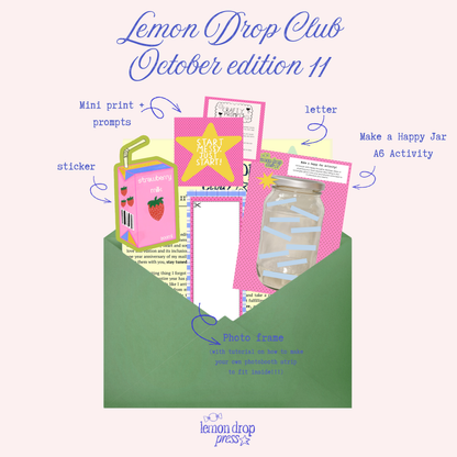 Lemon Drop Club - a monthly snail mail club!