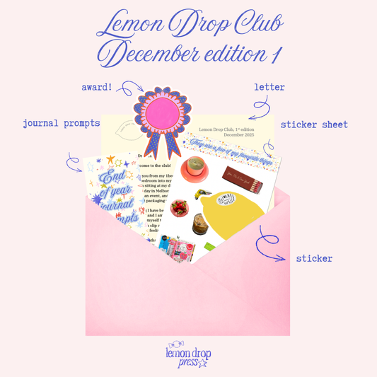 Lemon Drop Club - December 2025 edition 1
