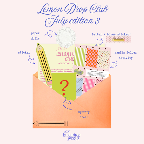 Lemon Drop Club - a monthly snail mail club!
