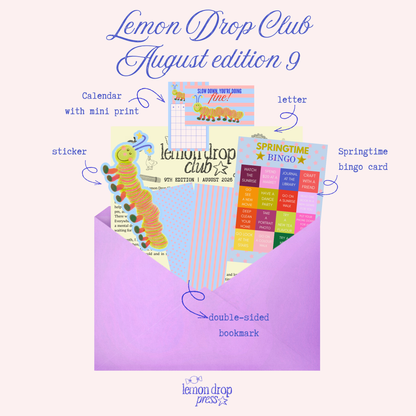 Lemon Drop Club - a monthly snail mail club!