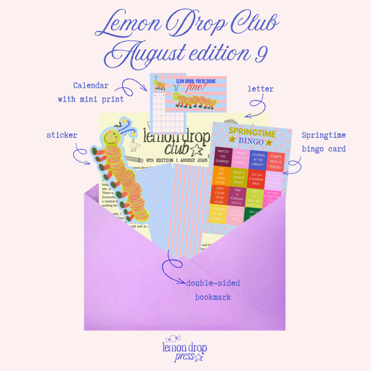Lemon Drop Club - a monthly snail mail club!