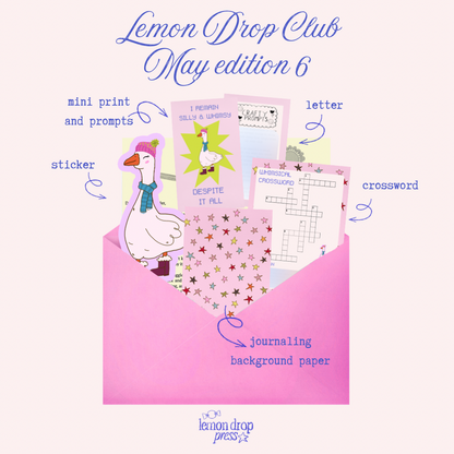Lemon Drop Club - a monthly snail mail club!
