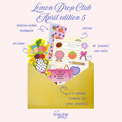 Lemon Drop Club - a monthly snail mail club!