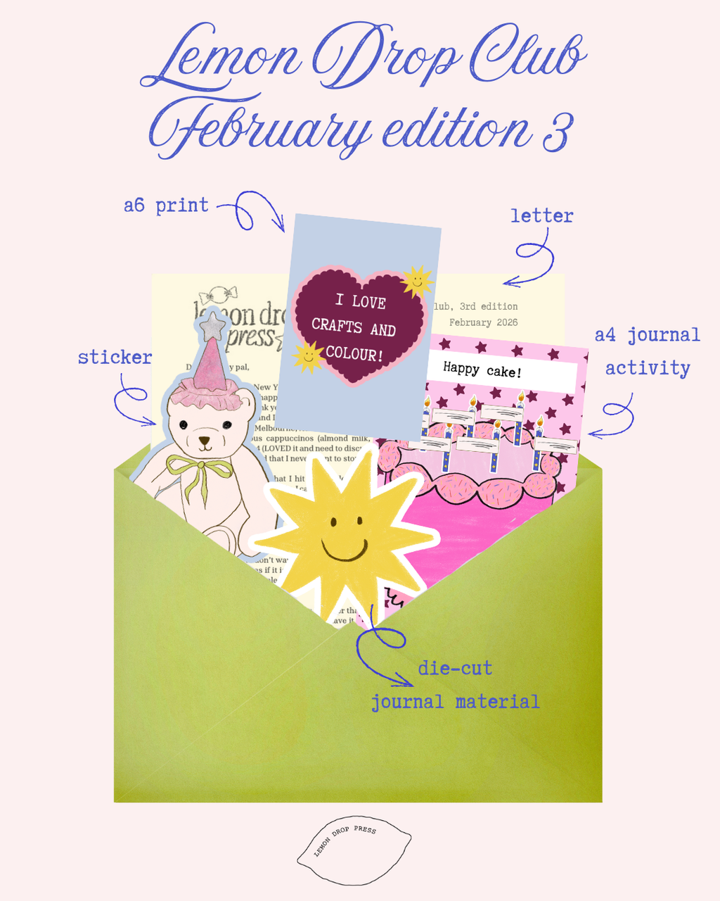 Lemon Drop Club - a monthly subscription!