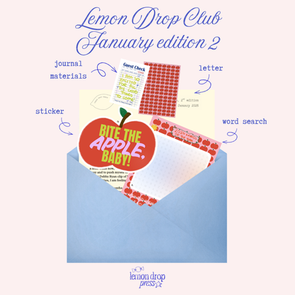 Lemon Drop Club - a monthly snail mail club!