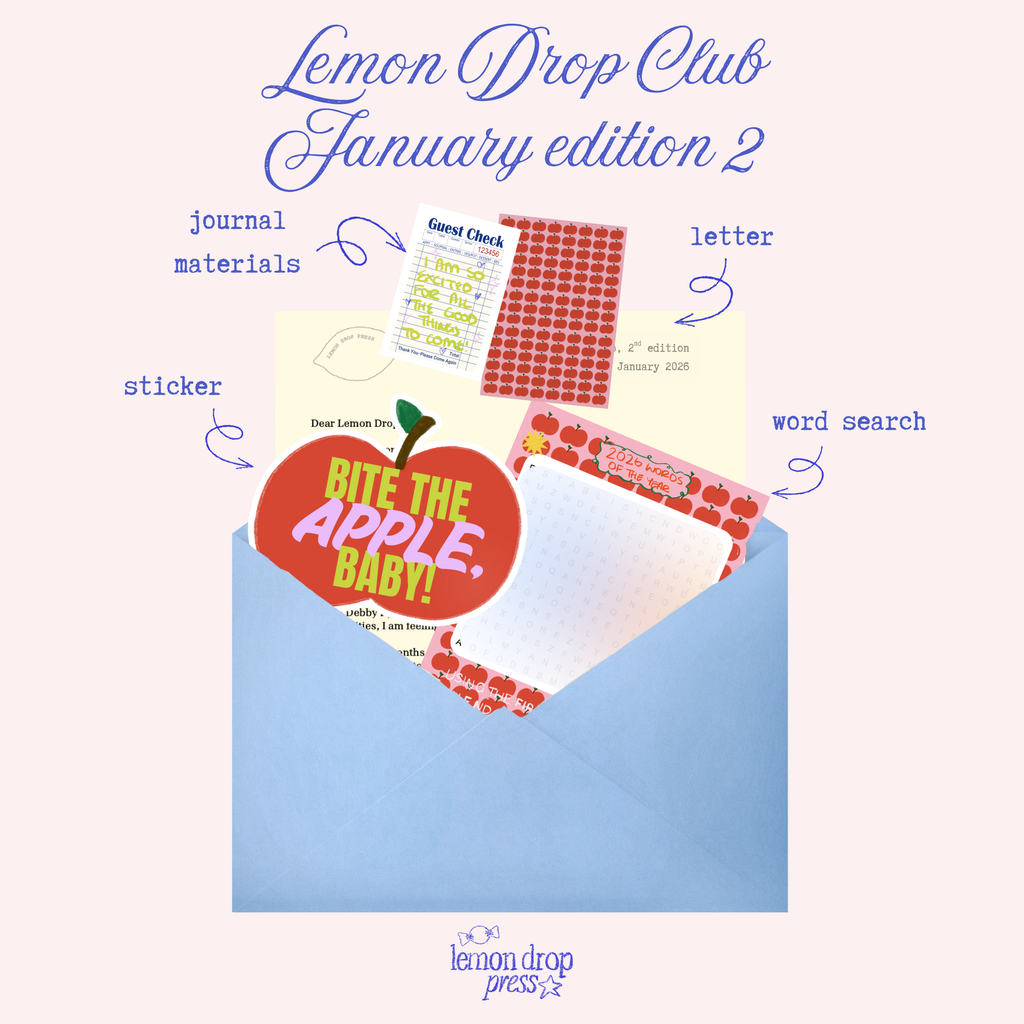 Lemon Drop Club - a monthly snail mail club!