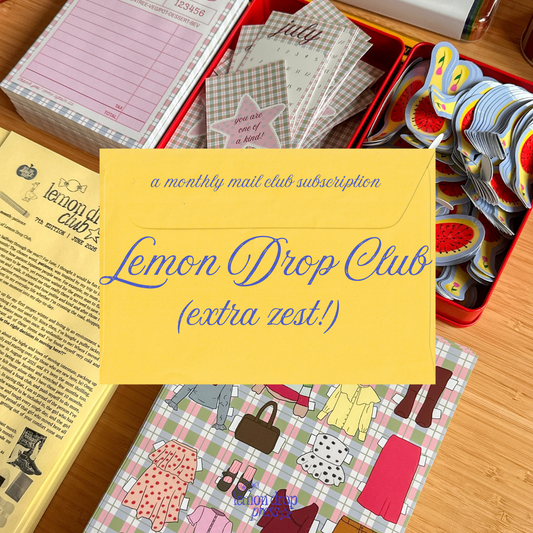 Lemon Drop Club - extra zest! (coming soon!)