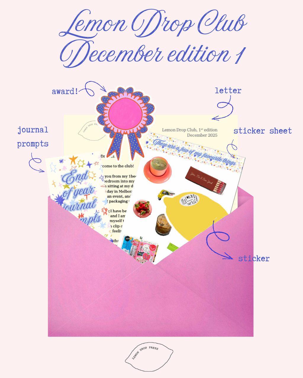 Lemon Drop Club - a monthly subscription!