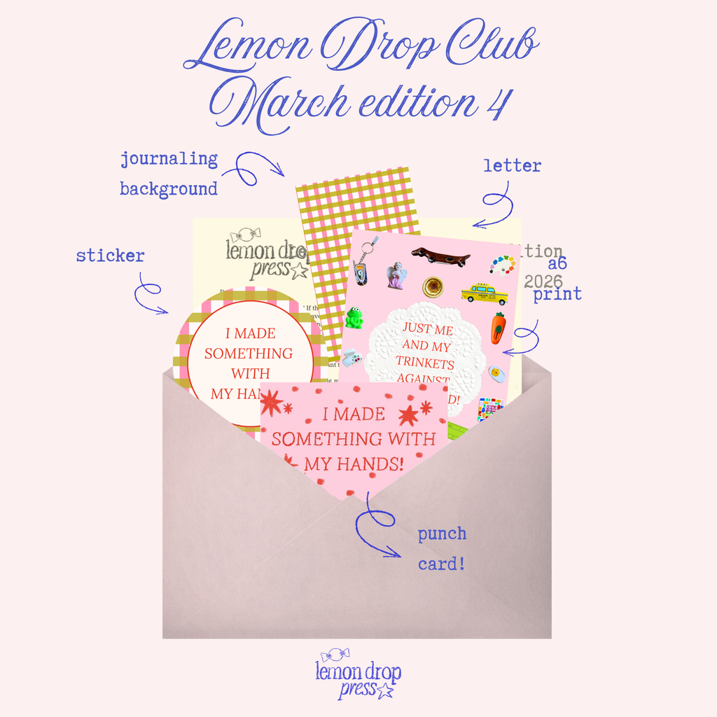 Lemon Drop Club - a monthly snail mail club!
