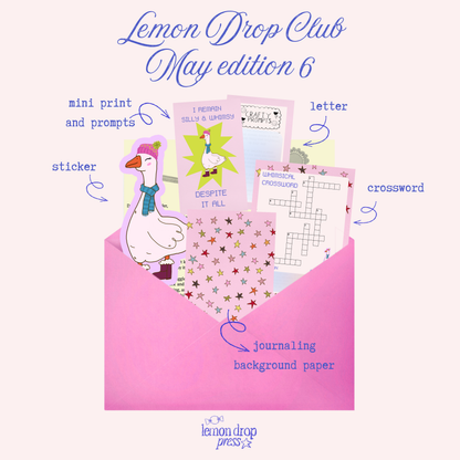 Lemon Drop Club - a monthly snail mail club!